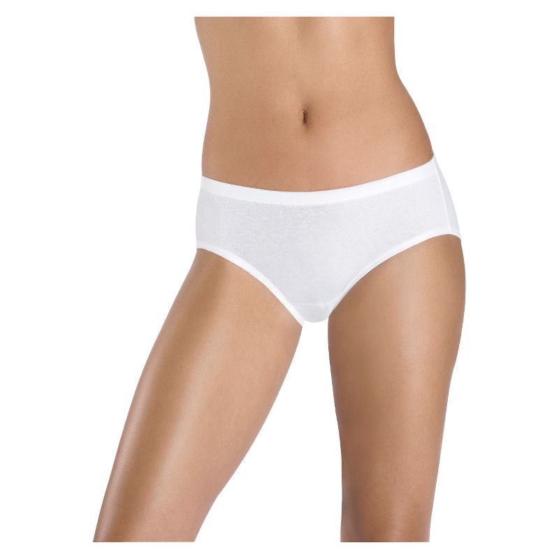 Hanes Women's ComfortSoft 3pk Waistband Cotton Hipster Underwear ET41AS (Colors May Vary) - 4