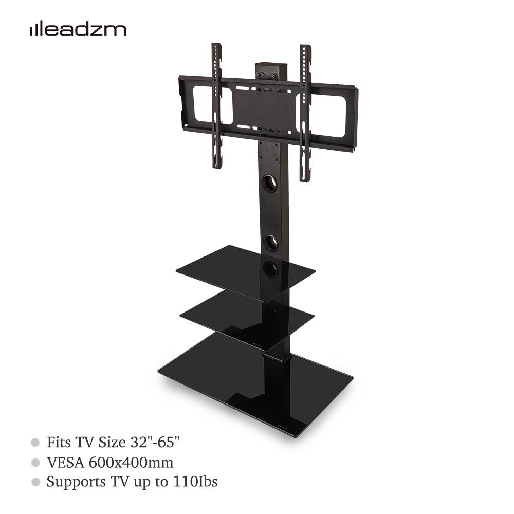 Universal Floor TV Stand Swivel Mount for 32 37 40 42 46 47 50 55 60 65 IN TVs