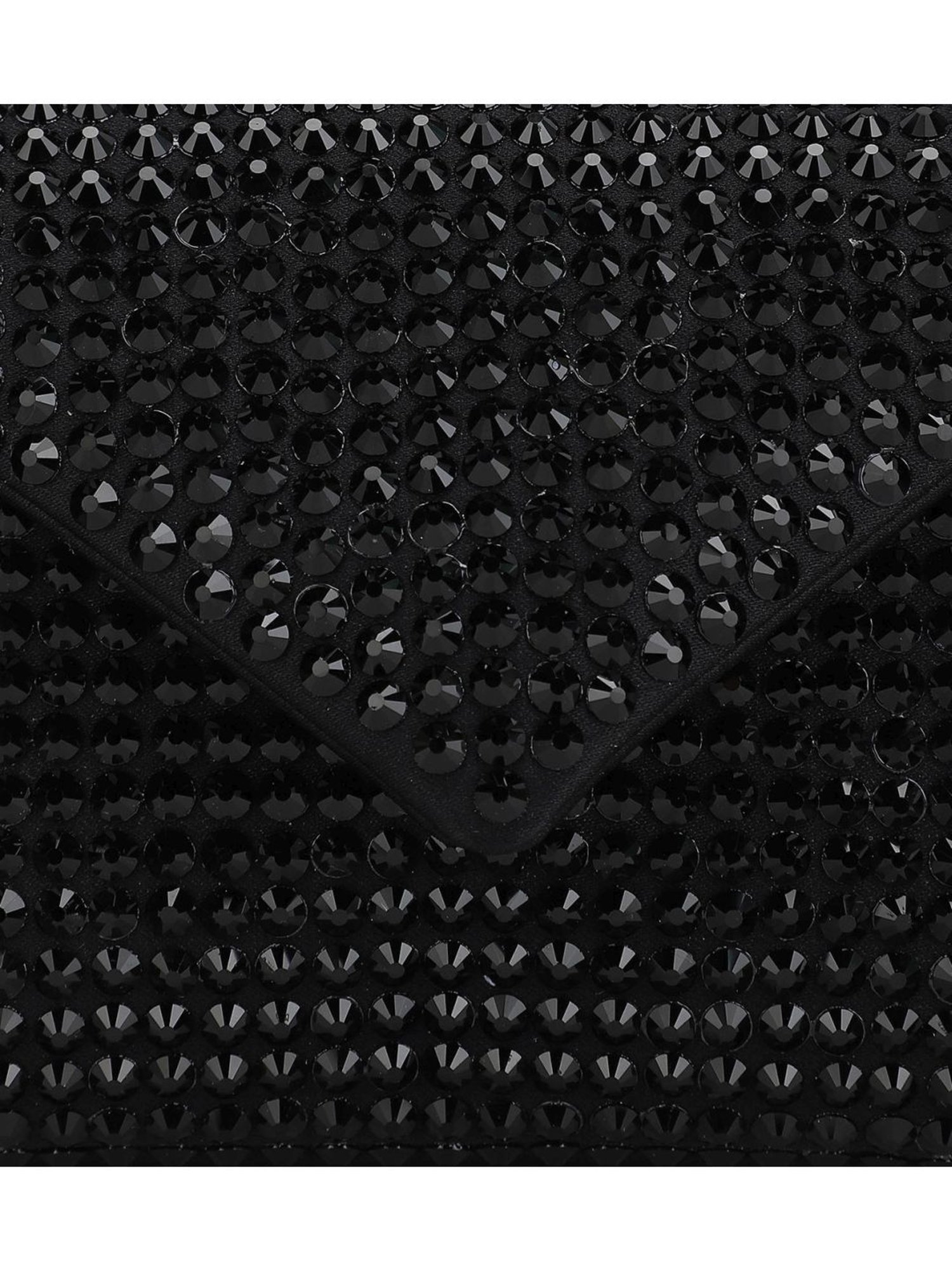 Gedebe Black My Love Crystal Jet Medium Shoulder Bag