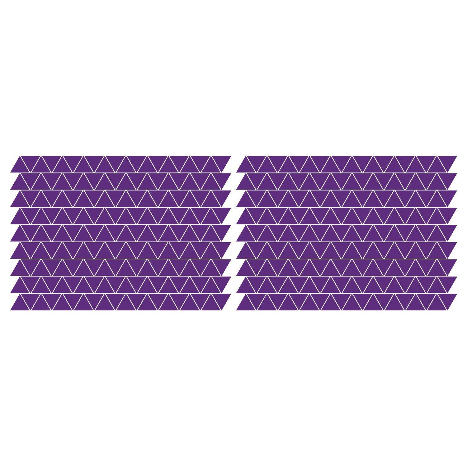 LiteMark 2 Inch Black Removable Triangle Decals - Pack of 84