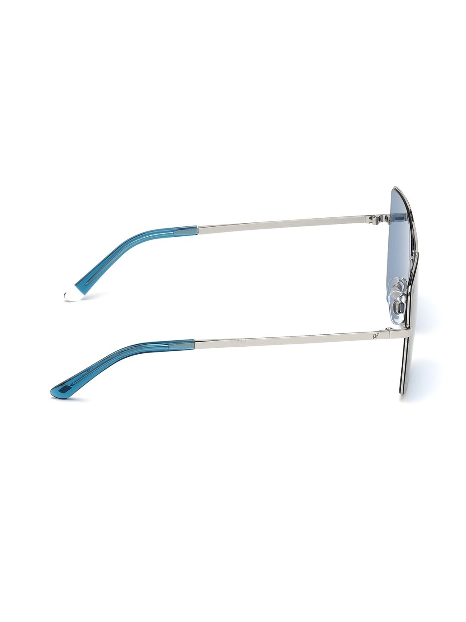 WEB EYEWEAR Blue Square Sunglasses Designed in Italy