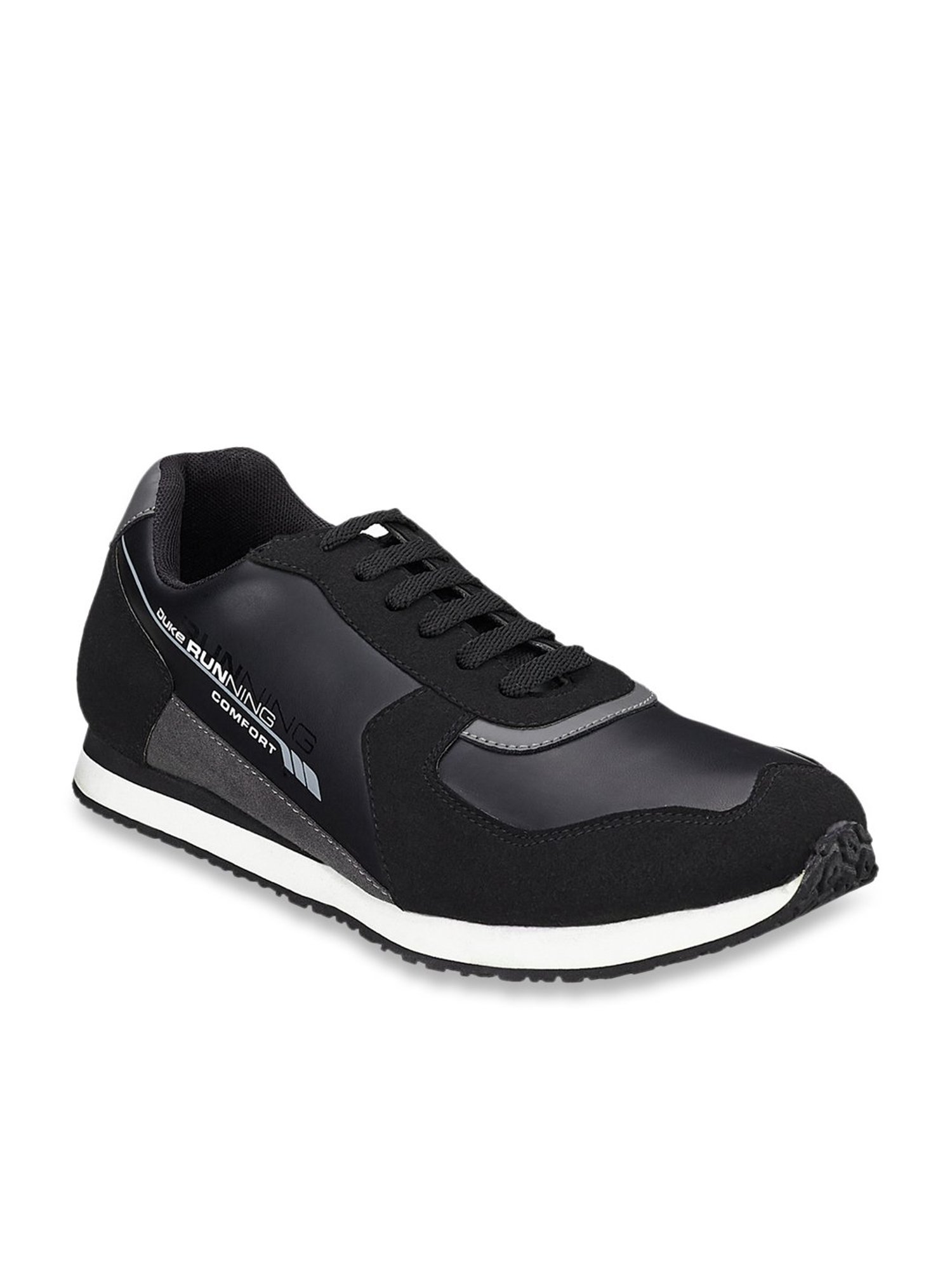 Duke Men's Black Casual Sneakers