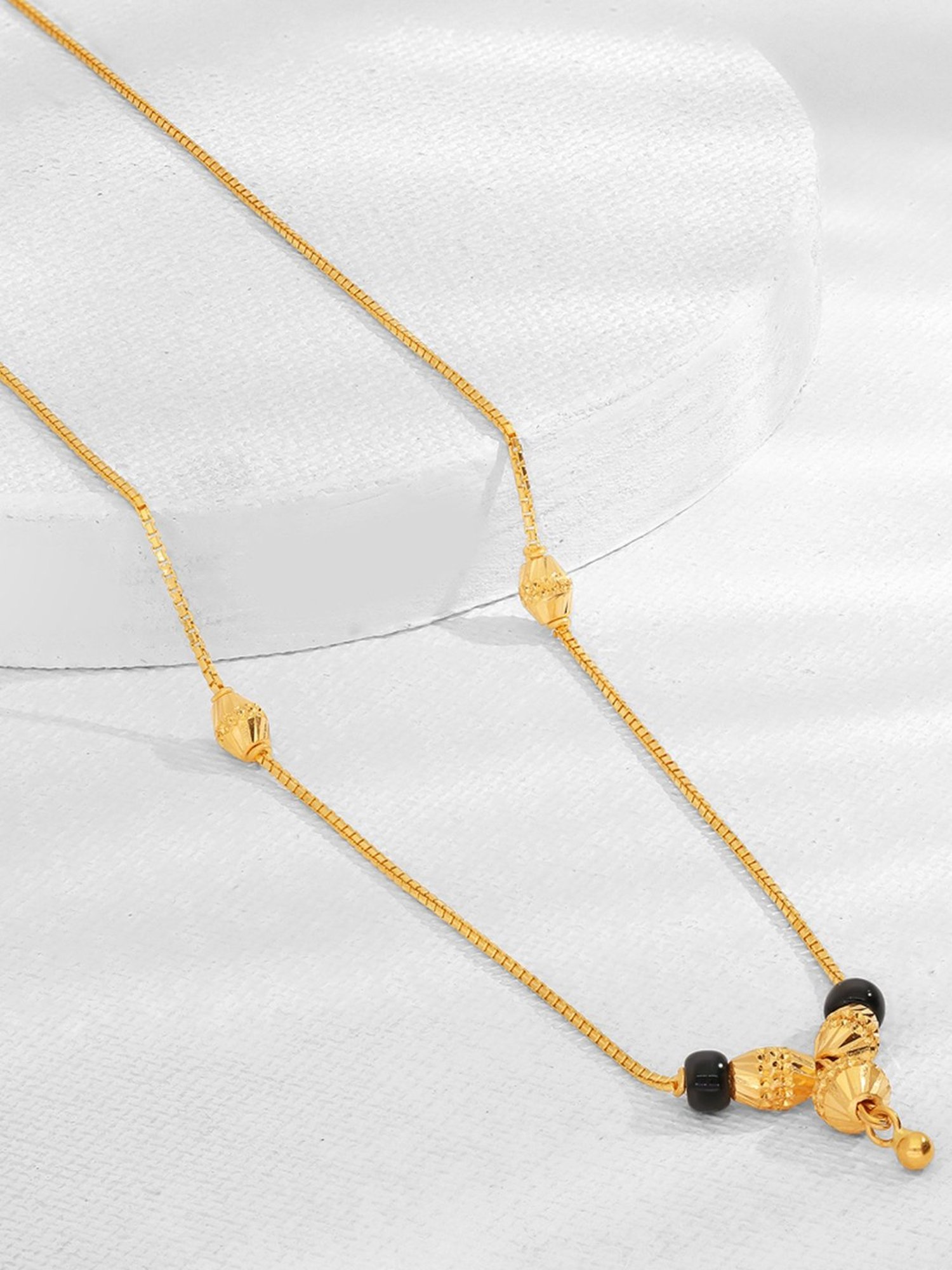 P.N.Gadgil Jewellers Noir Grace 22k Gold Mangalsutra
