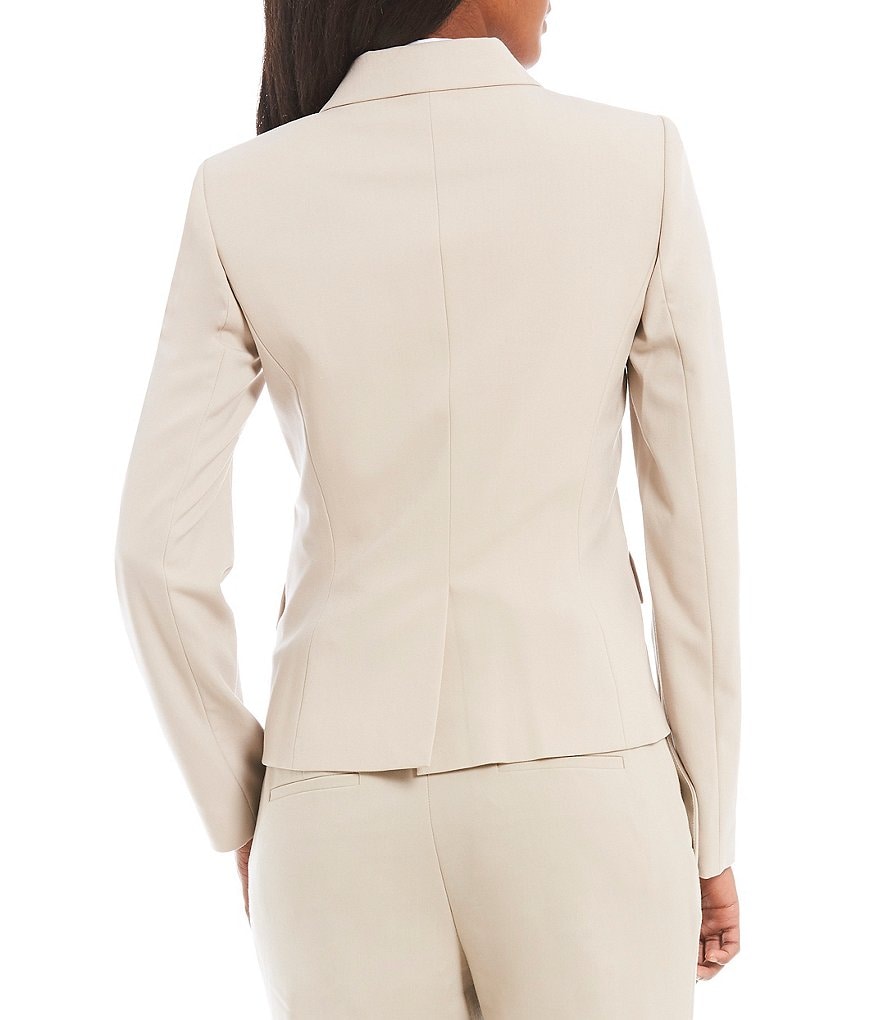 Calvin Klein Petite Notch-Collar Jacket