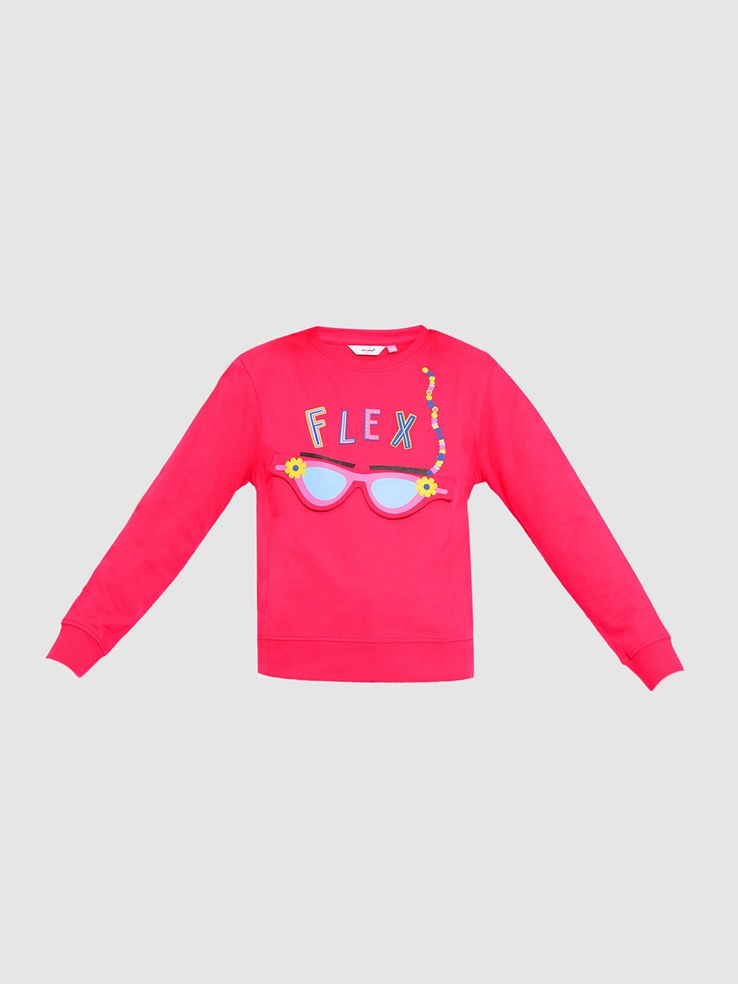 VERO MODA GIRL Kids Raspberry Sorbet Graphic Sweatshirt