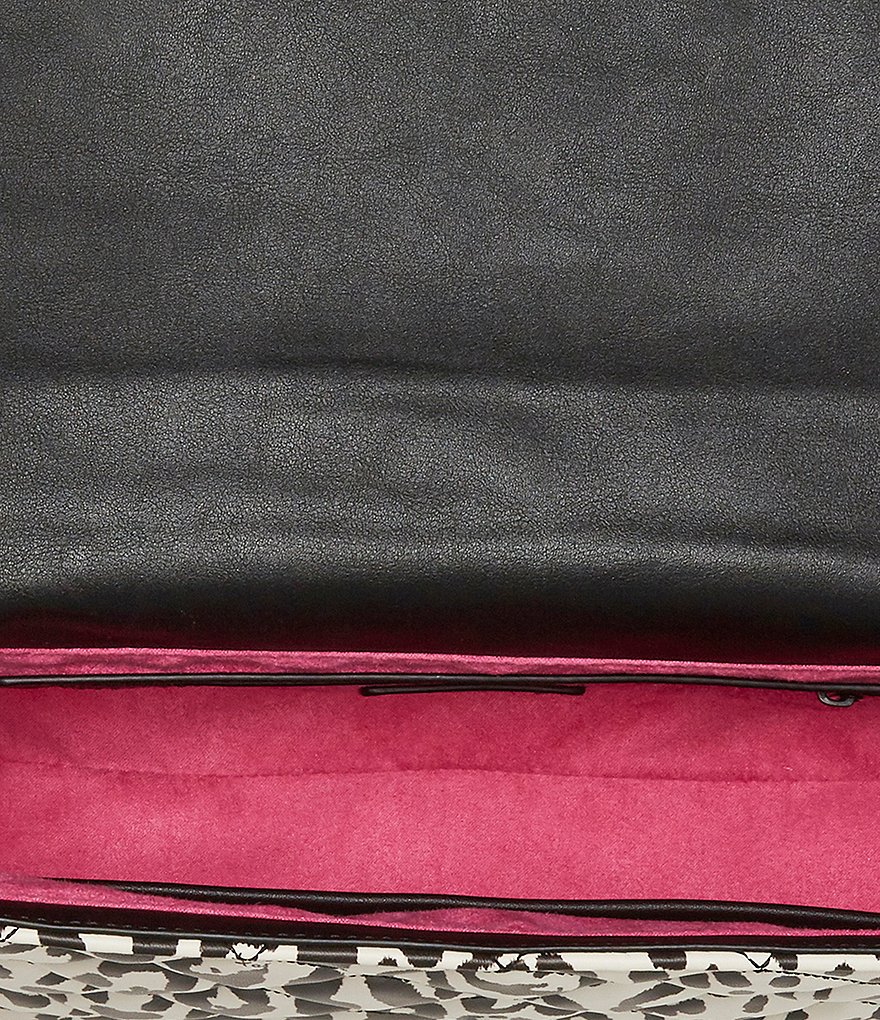 Betsey Johnson Turn Lock Chain Detail Satchel Bag