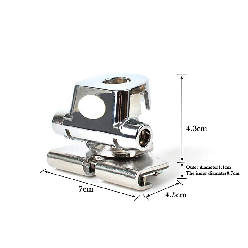 Stainless Steel Car Clip with SO239 to PL259 Connector 5M RG58 Coaxial Cable Car Antenna Mount Trunk Lid Hatchback Mount Bracket for Mobile Radio Antenna