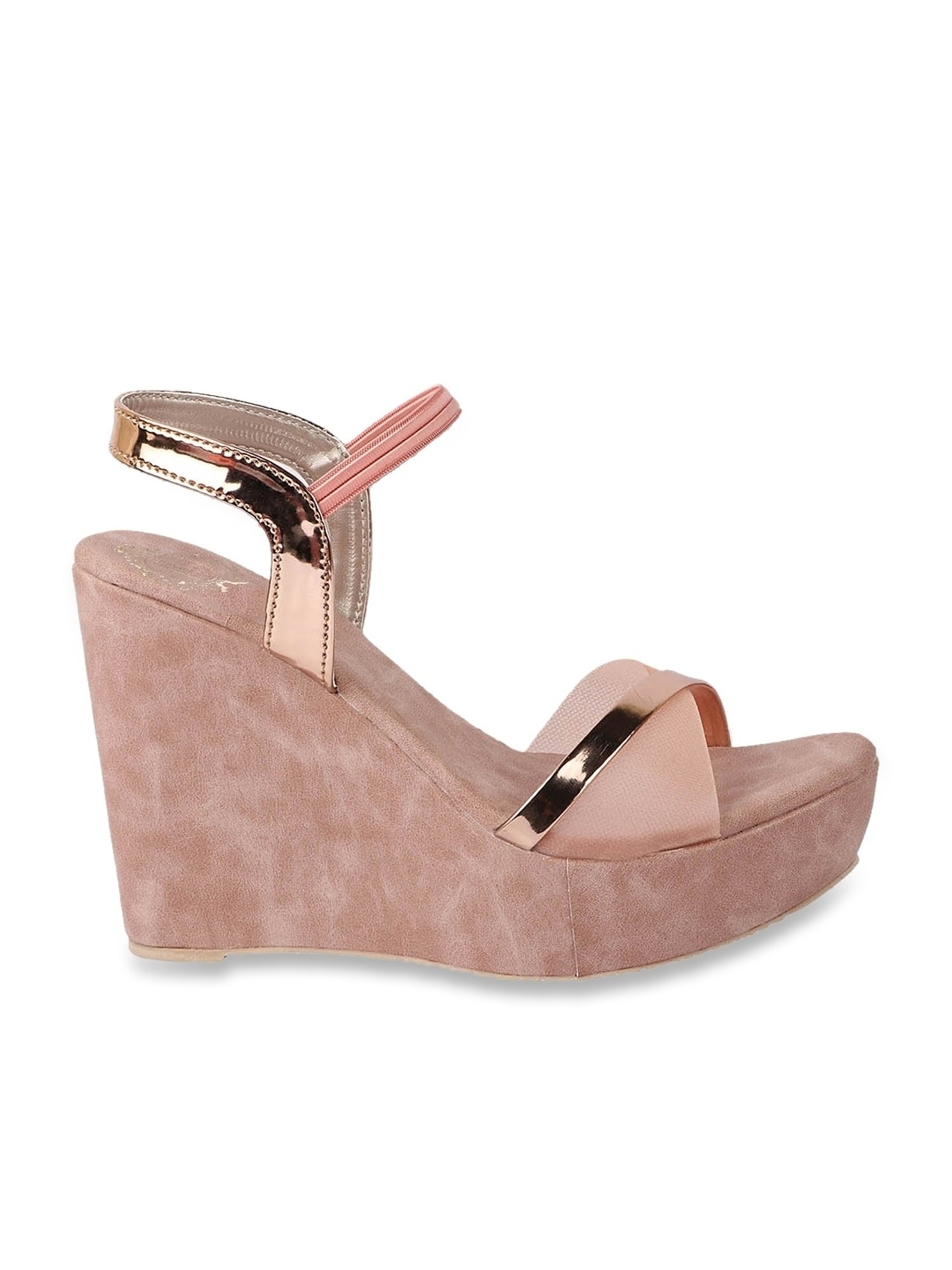 Bagatt Women's Cesena Beige Ankle Strap Sandals