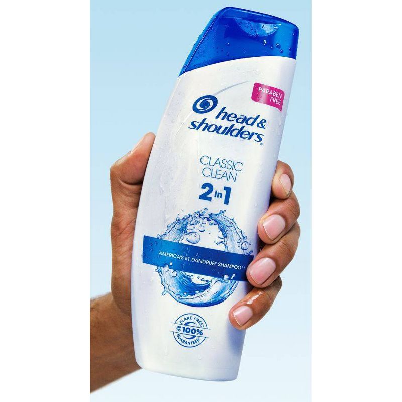 Head and Shoulders Classic Clean Anti-Dandruff 2 in 1 Paraben Free Shampoo and Conditioner - 23.7 fl oz