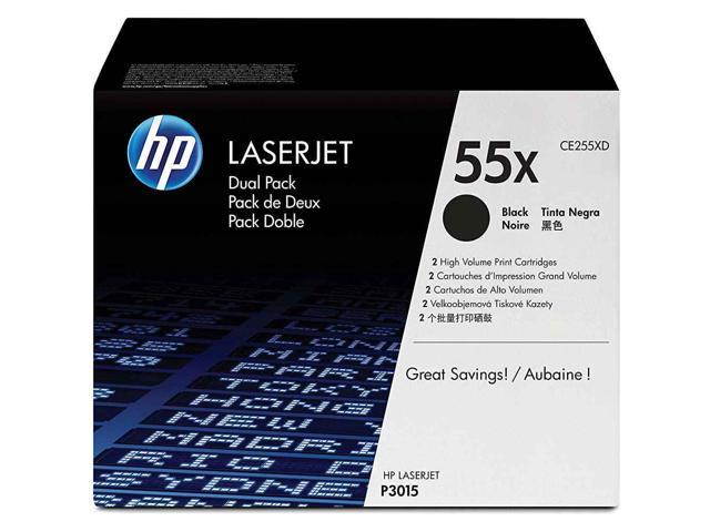 HP 55X - 2-pack - High Yield - black - original - LaserJet - toner cartridge (CE255XD)