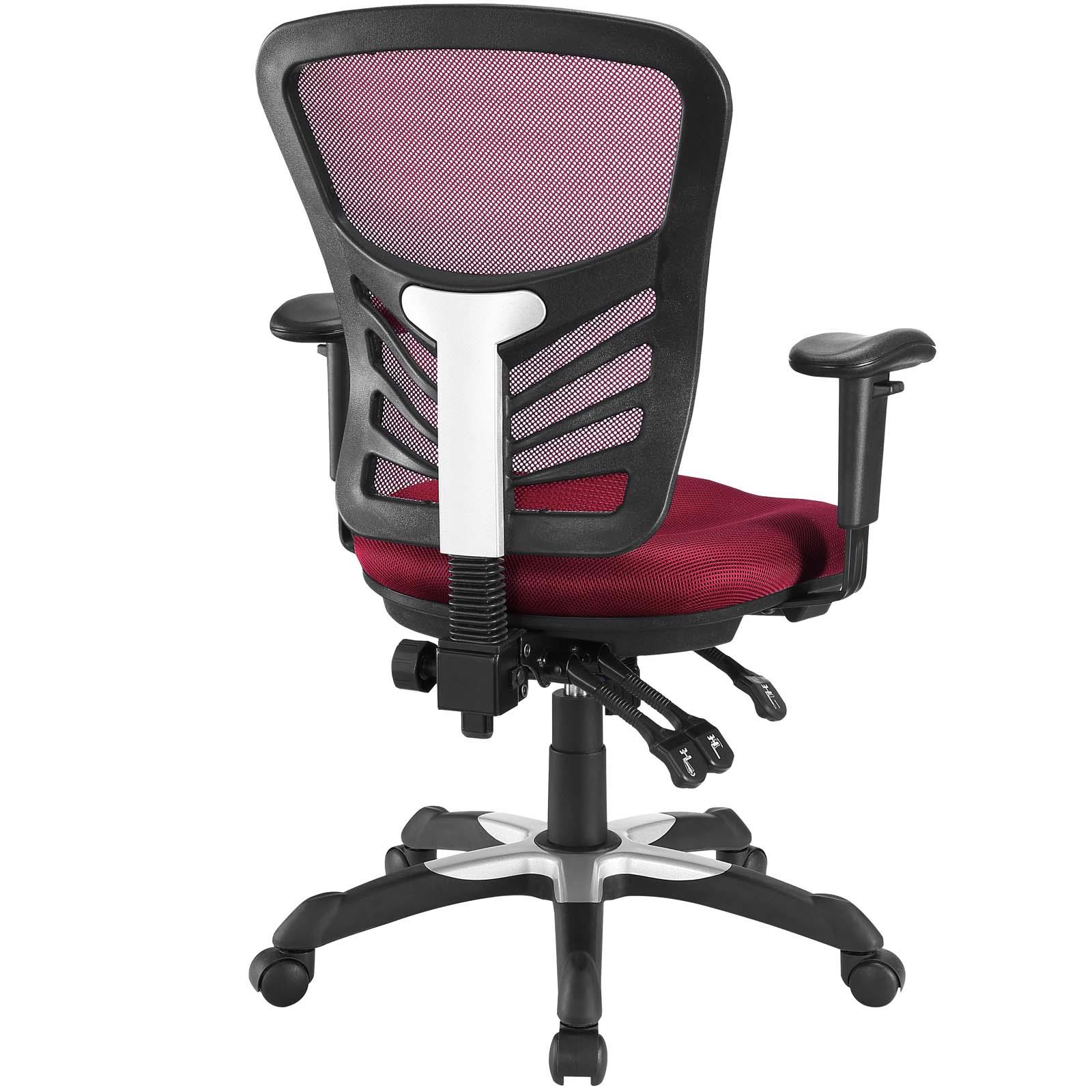 Articulate Mesh Office Chair in Red