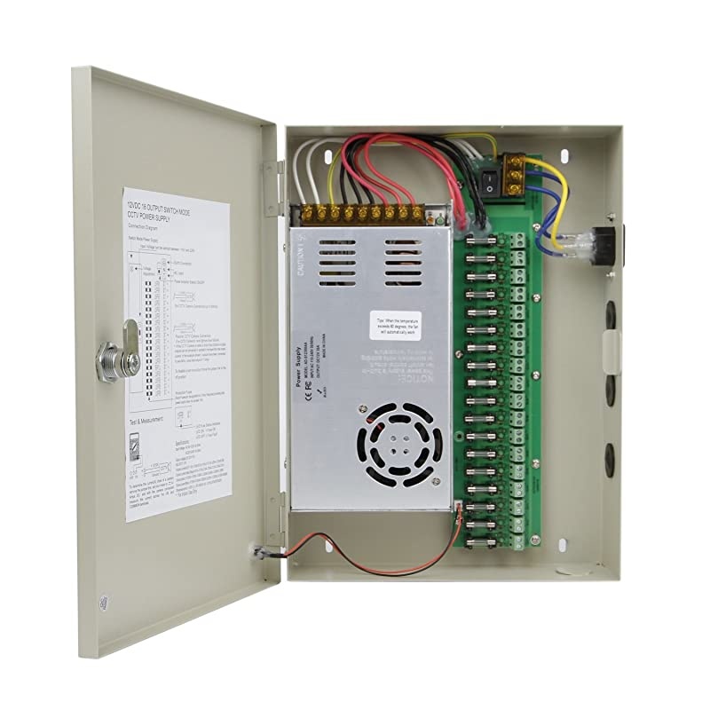 18ch 5V 60A DC Universal Regulated Switching Power Supply for CCTV Radio Computer Project Mode Converter