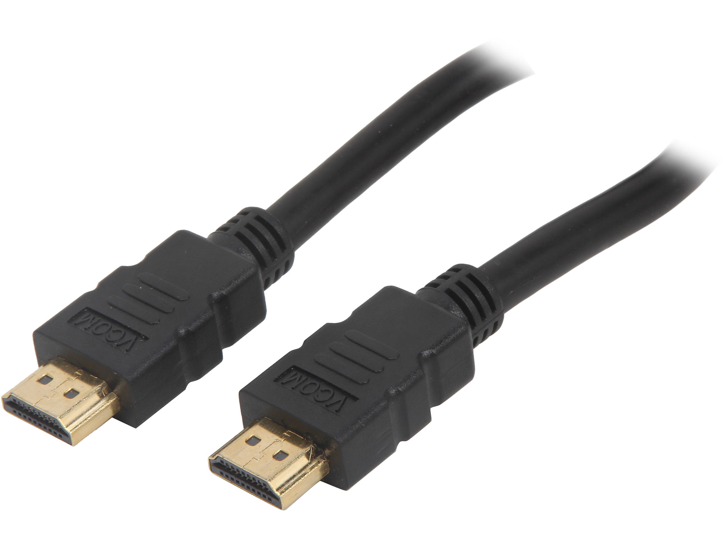 VCOM VC-HDMI10M 10 ft. HDMI&reg; 1.4V Type A to Type A High Speed with Ethernet Black Cable