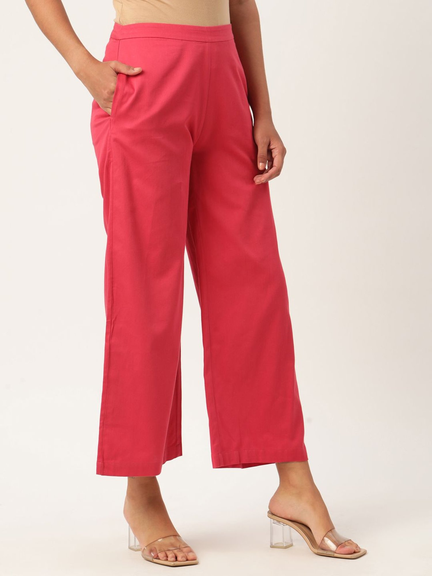 Rooted Rose Cotton Trousers