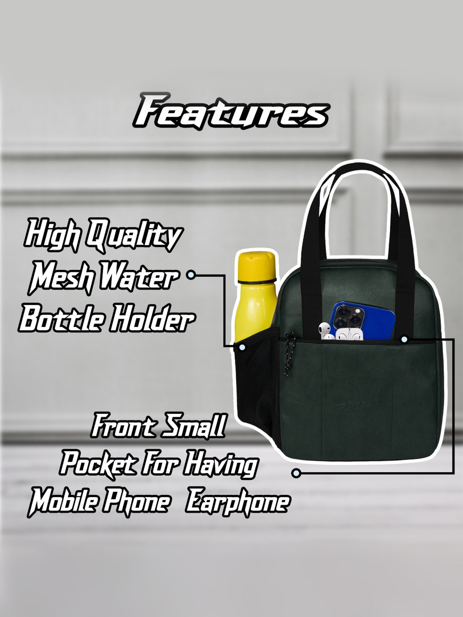 F Gear Nosh Olive Green Medium Lunch Bag