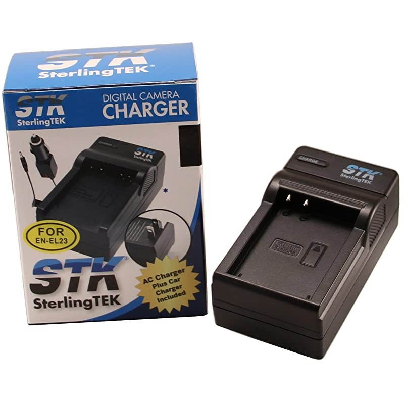 EN-EL23 Charger for Nikon Coolpix P900, B700, P610, P600, S810c Cameras, EN-EL23 Battery, MH-67P Charger