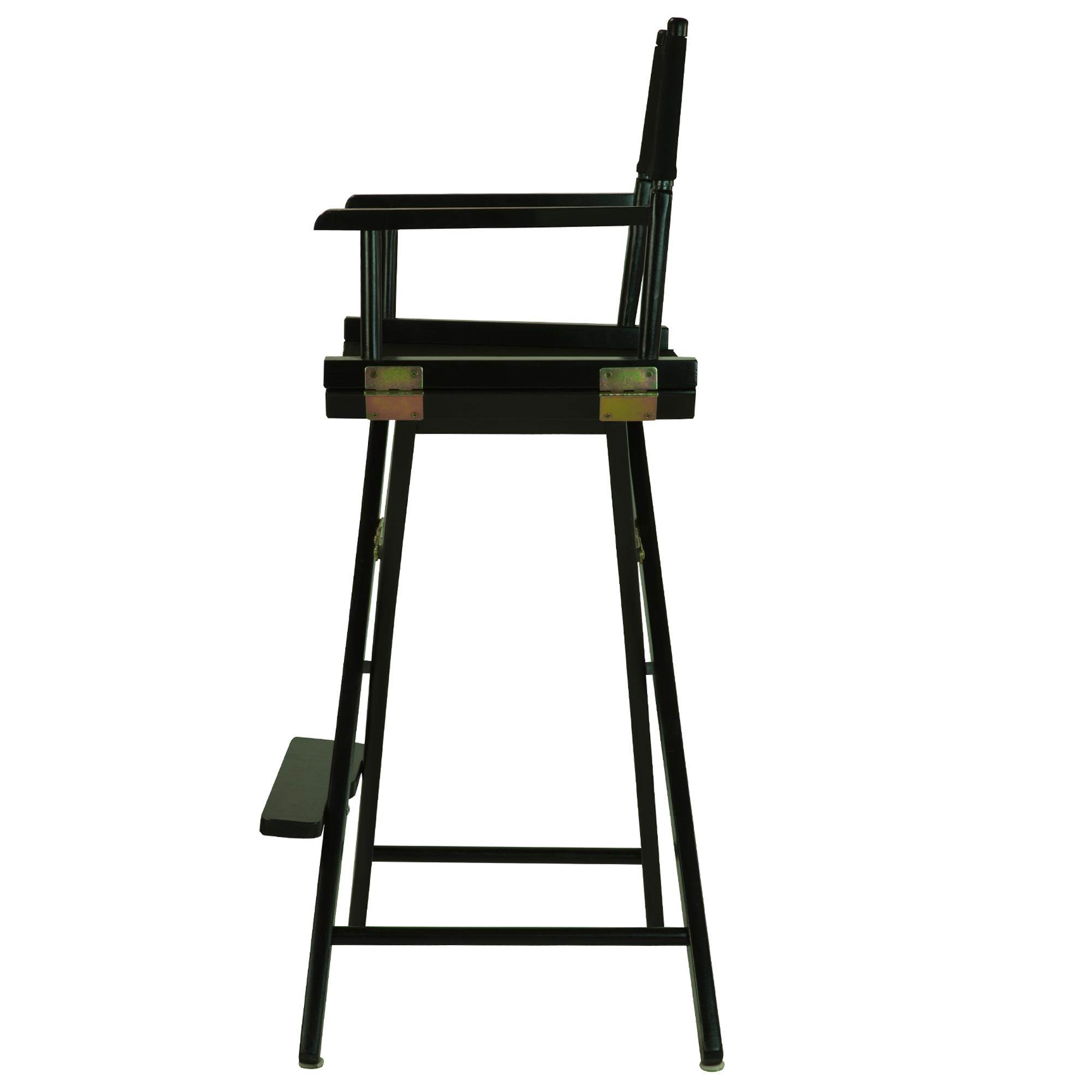 Casual Home 230-02-021-15 30 in. Directors Chair Black Frame with Black Canvas