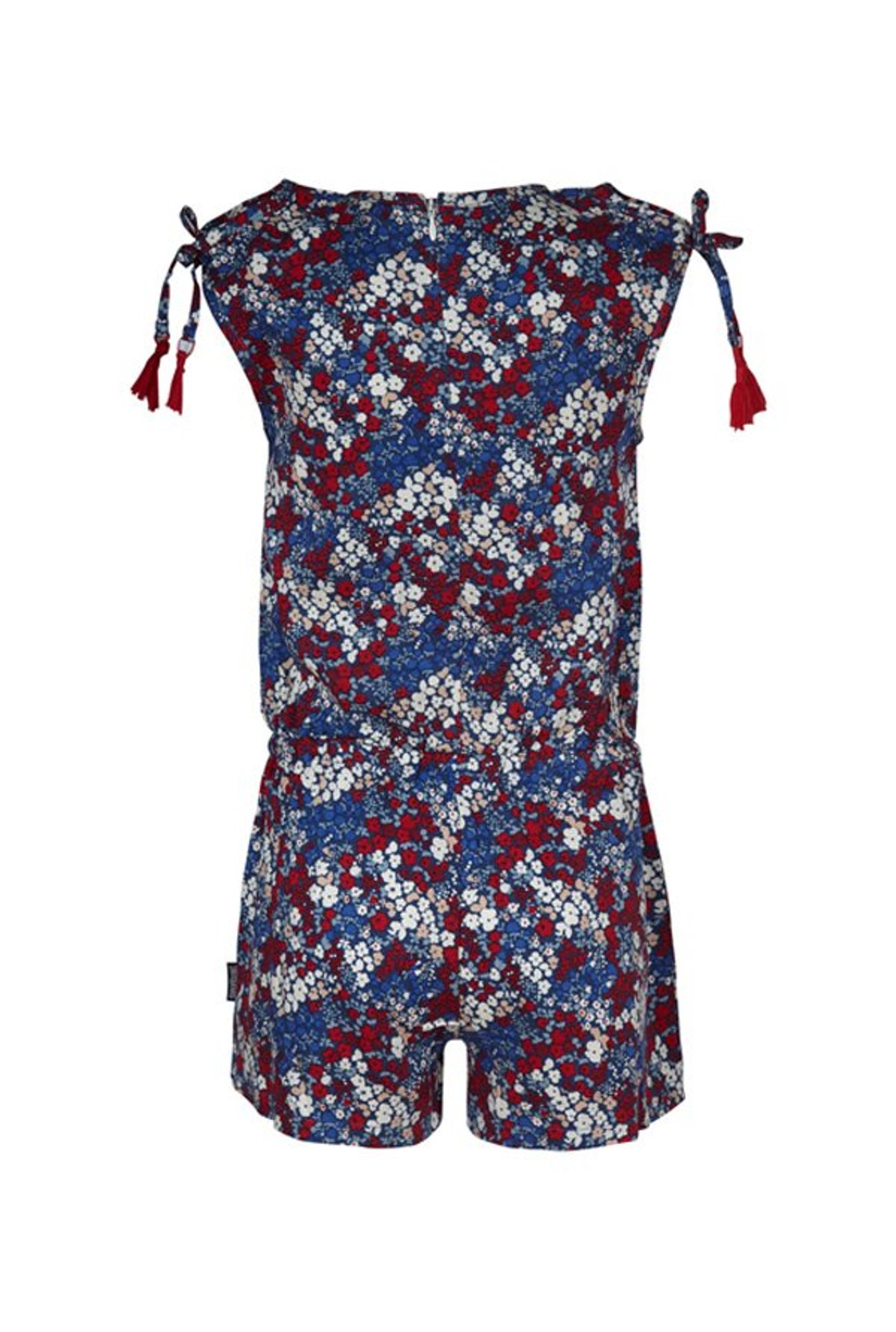 Superyoung Kids Blue Printed Playsuit