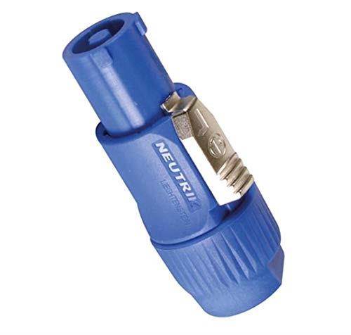1 genuine neutrik nac3fca series powercon lockable blue ac connector cable plug