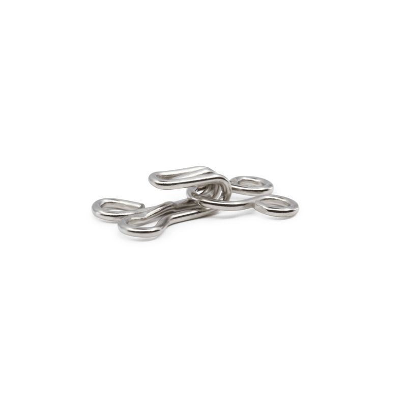 Dritz 96ct Size 2 Hooks & Eyes Nickel