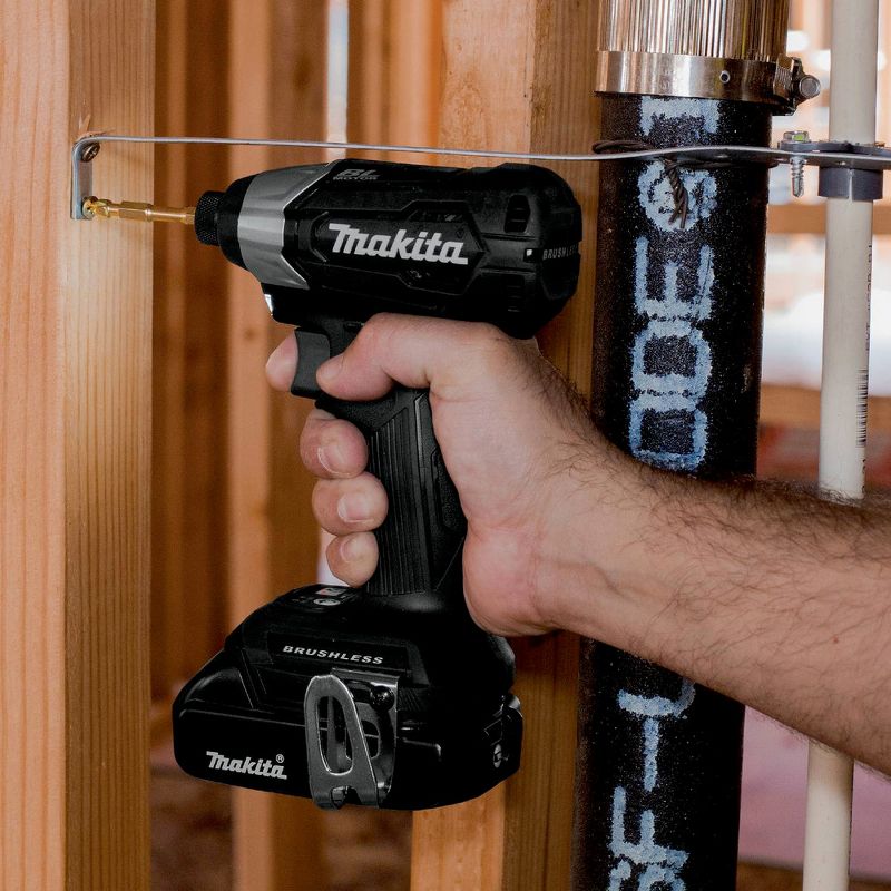 Makita CX401SYB 18V LXT Brushless Lithium-Ion Sub-Compact 4-Tool Cordless Combo Kit (1.5 Ah)