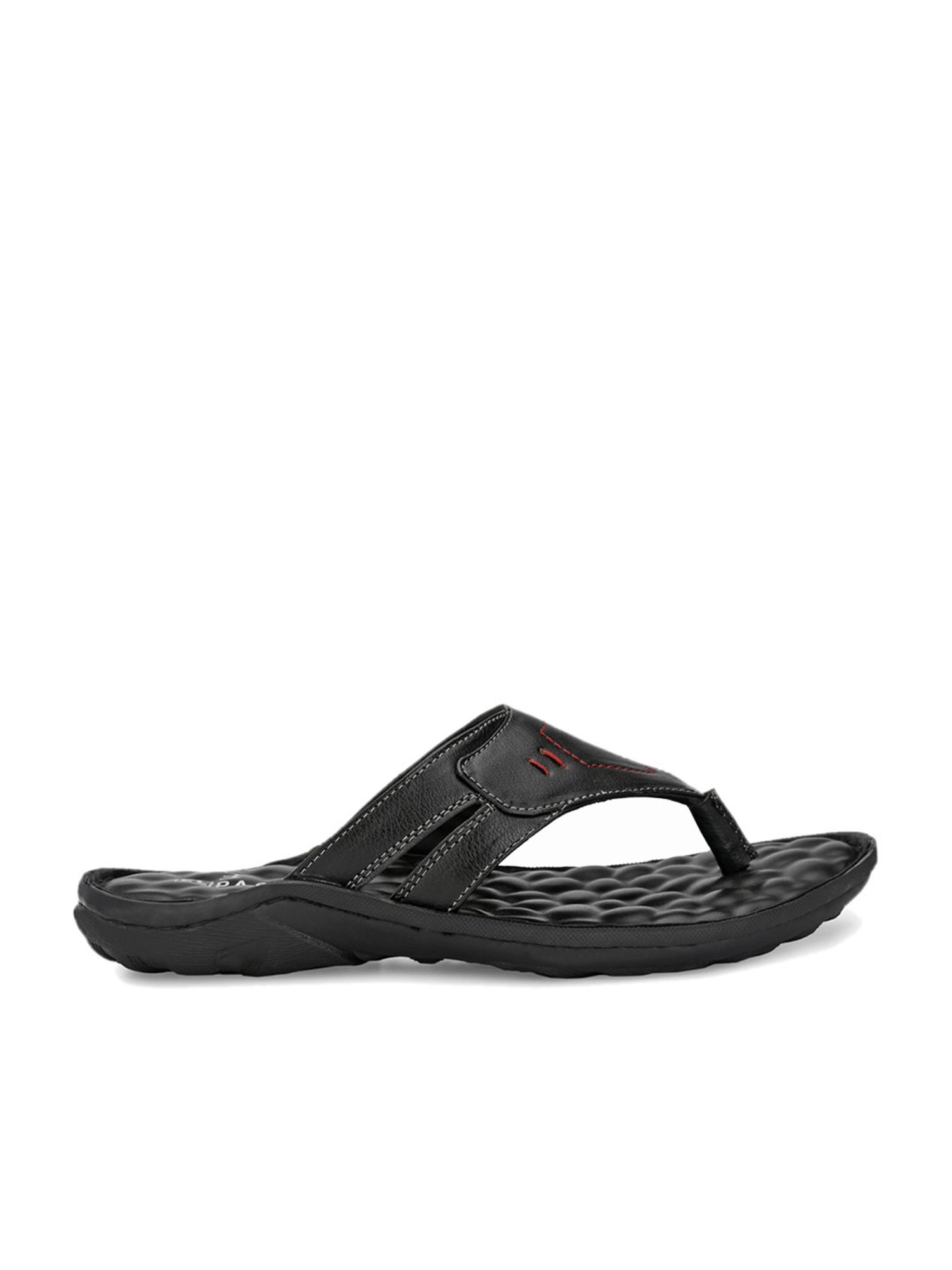 El Paso Black Thong Sandals