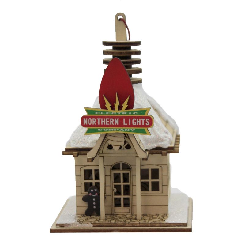 Ginger Cottages 5.25" Northern Lights Electric Company  -  Ornament Sets