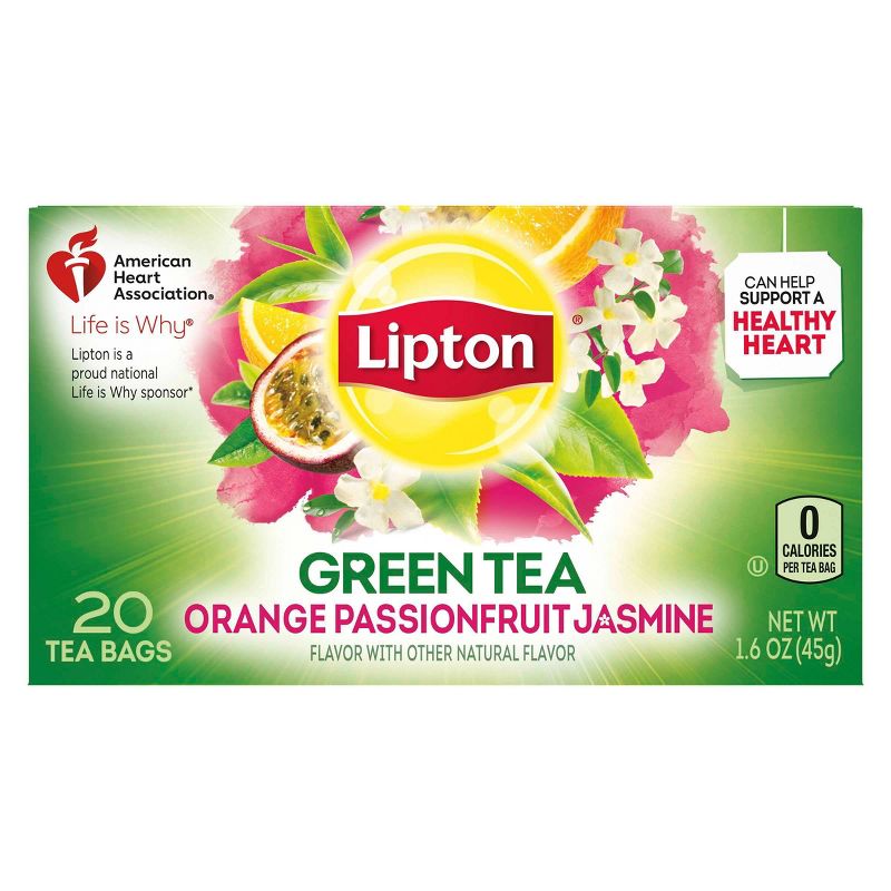 Lipton Orange Passionfruit Jasmine Green Tea - 20ct