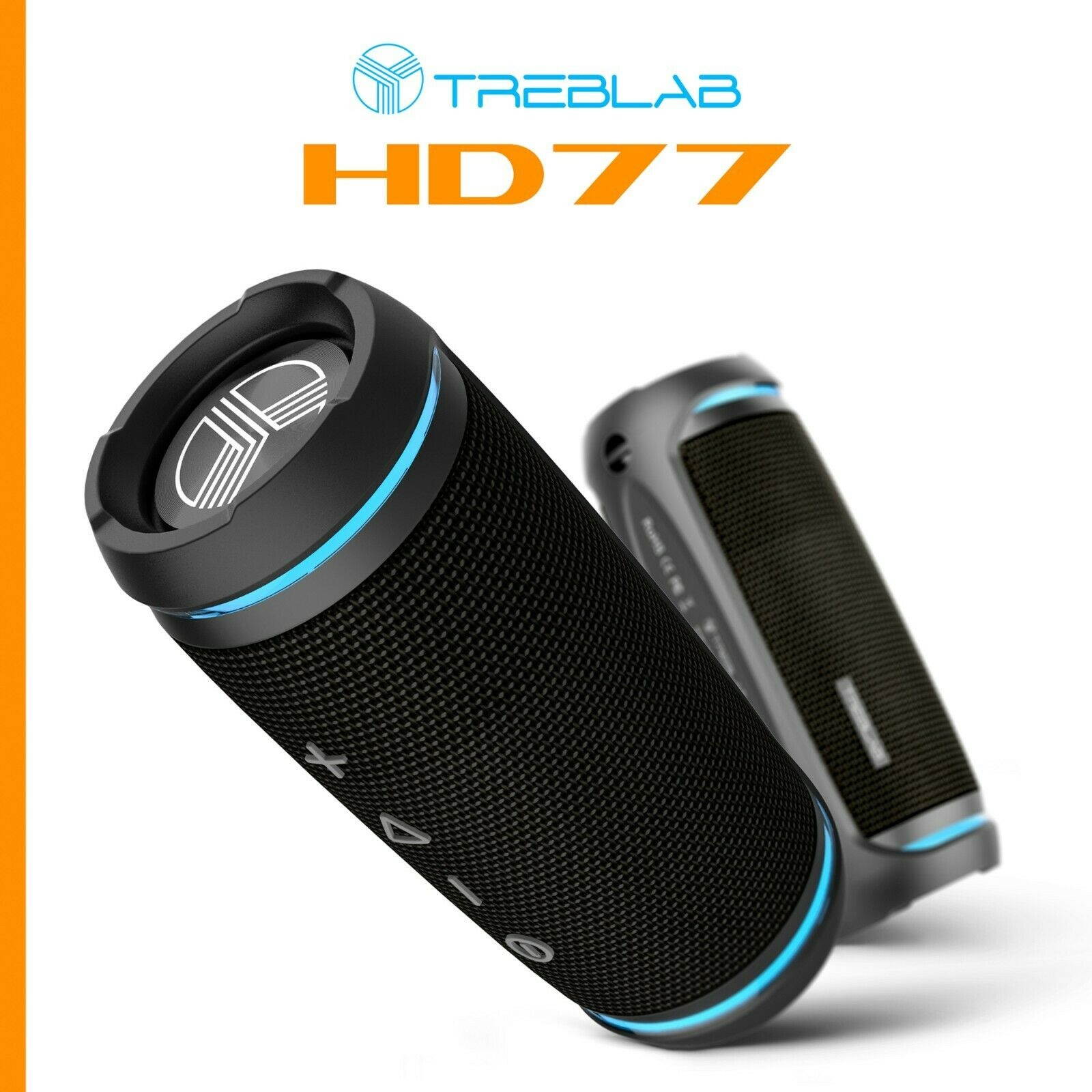 HD77 Bluetooth Speaker System Stereo Portable Wireless 25W LOT of 2