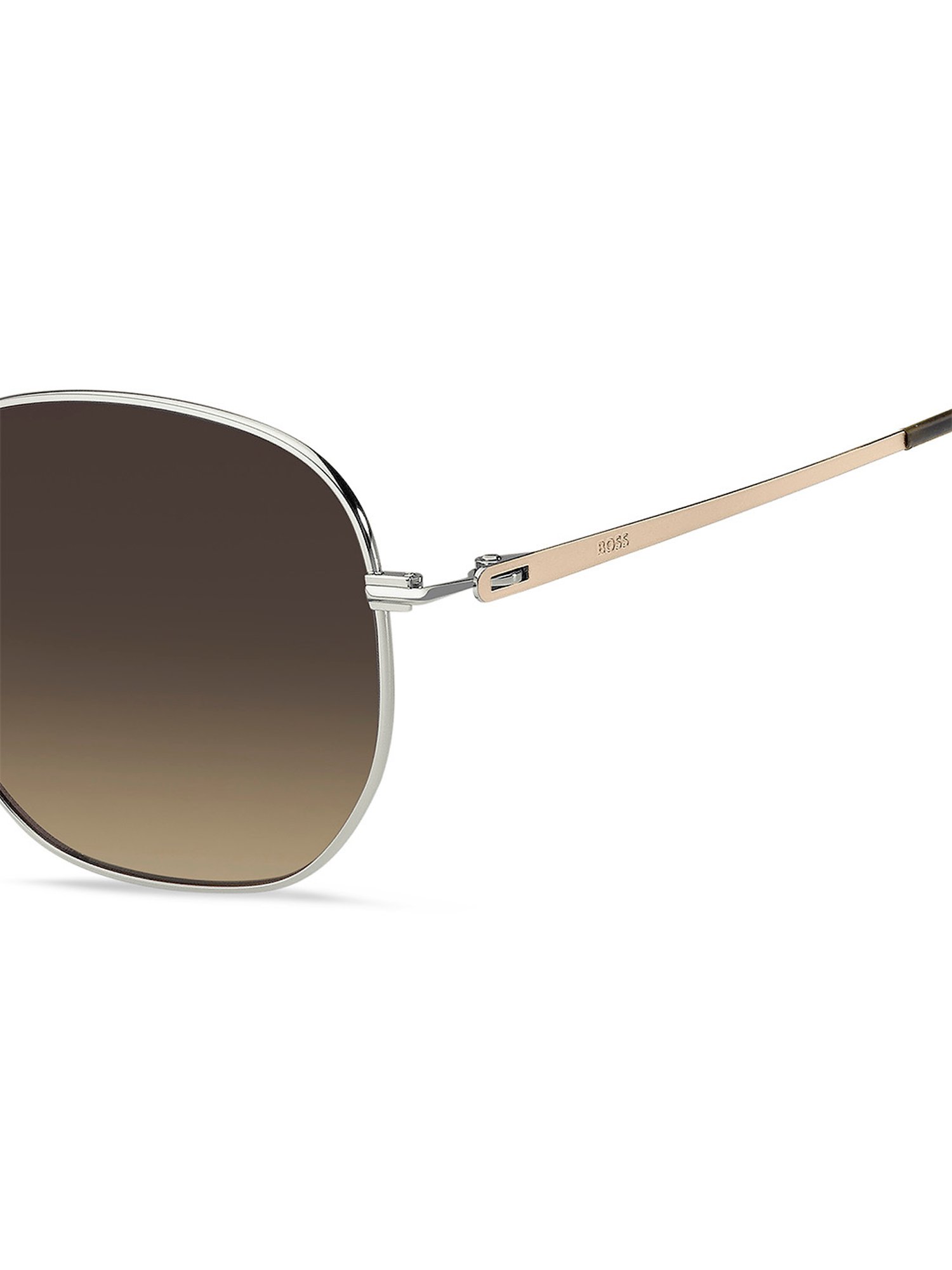 Hugo Boss Brown Geometric Sunglasses for Women