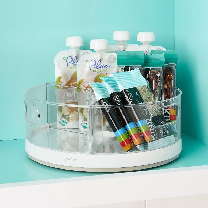 YouCopia Crazy Susan 11" Turntable with Bins