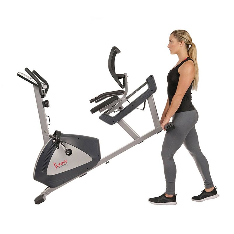 Sunny Health & Fitness Endurance Zone Training Recumbent Bike