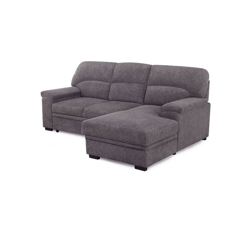 Tampa Sectional Sofa Ash Gray - Serta