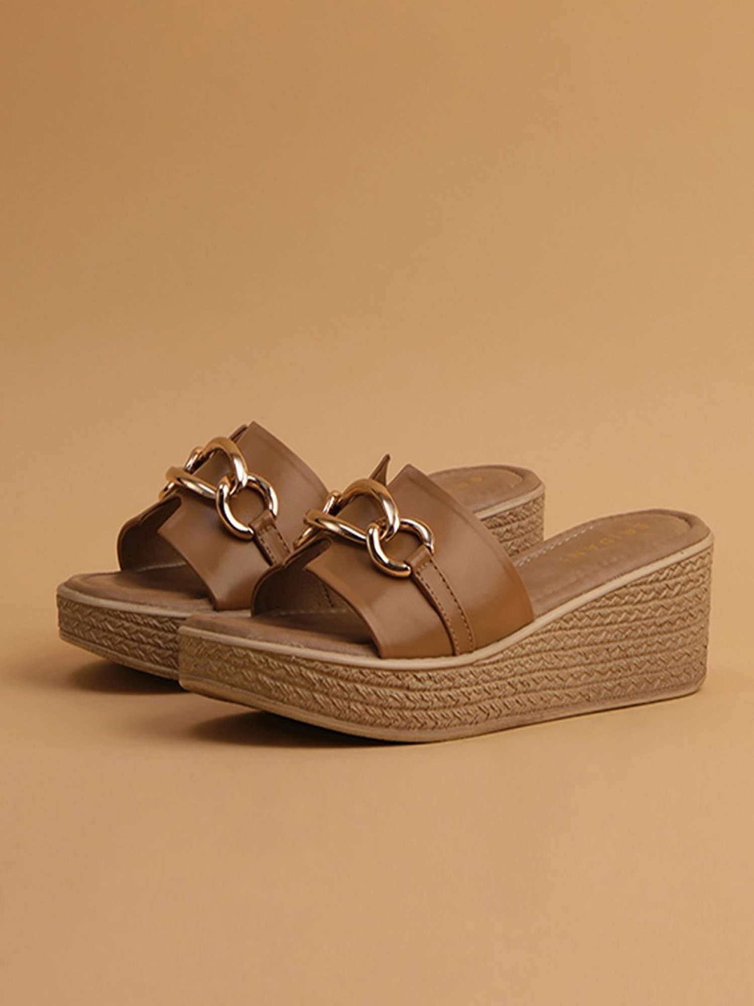 Eridani Women's Ciara Beige Wedges