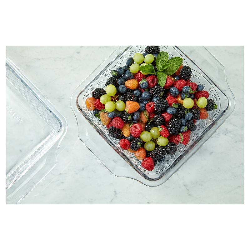 Anchor Hocking Laurel 8" Cake Dish Clear