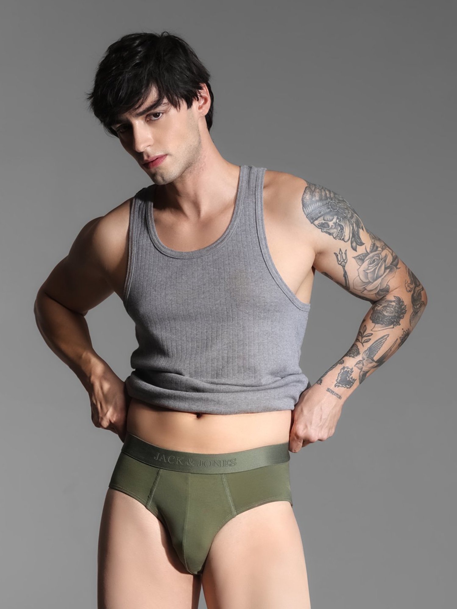 Jack & Jones Olive Briefs