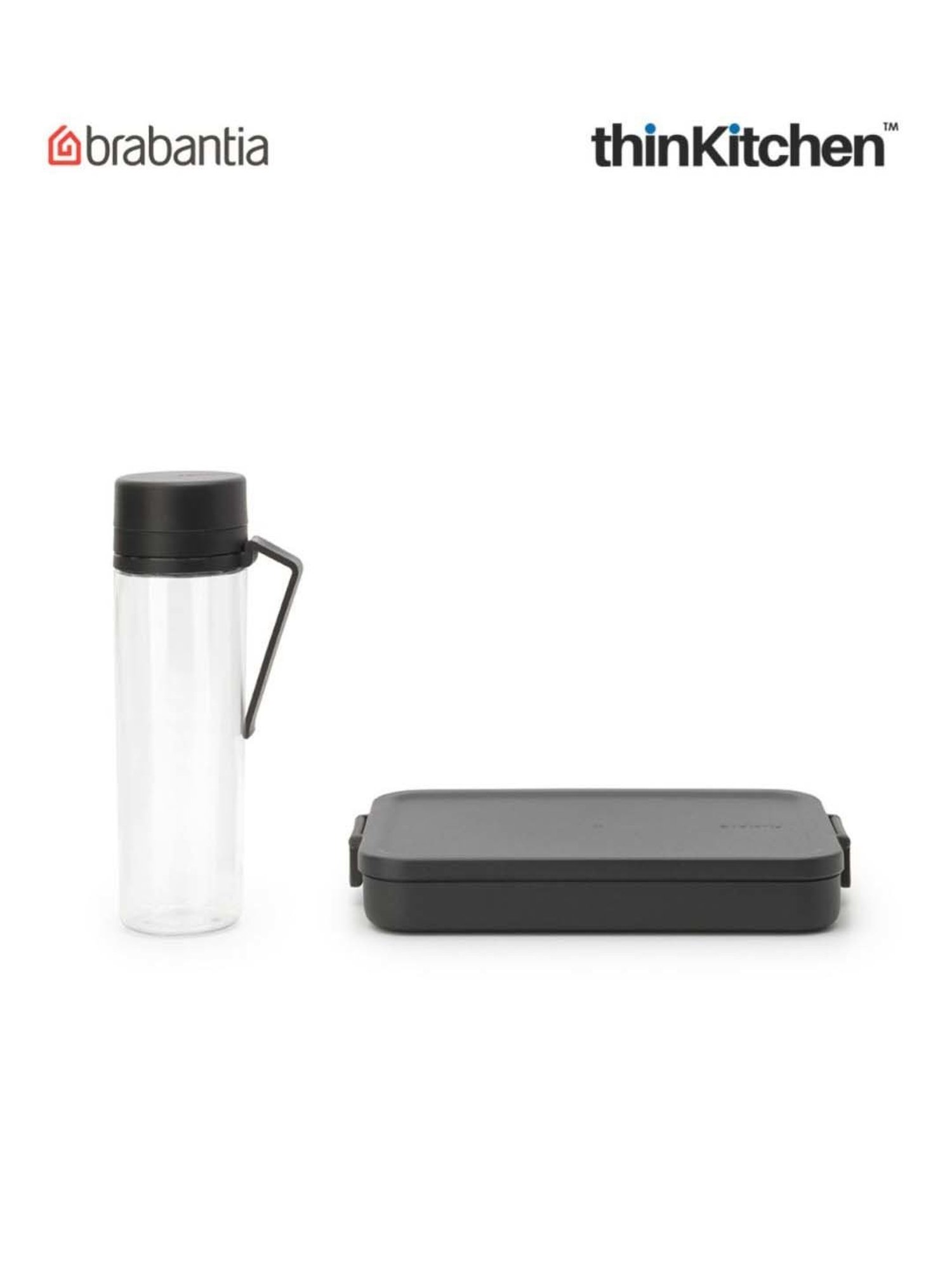 Brabantia Dark Grey Plastic Make & Take Break Box