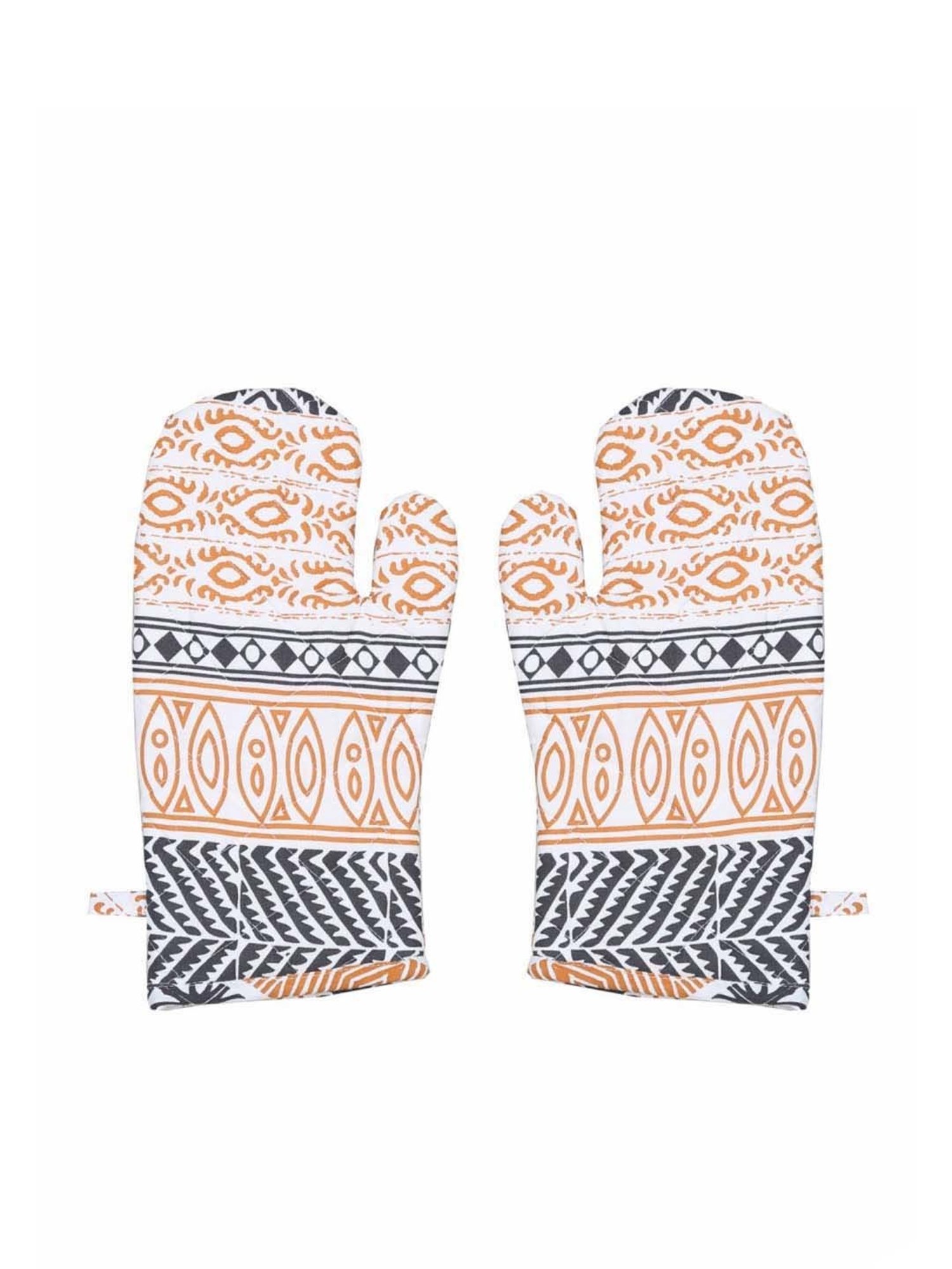 Ariana Yellow & White Cotton Kitchen Apron with Pocket