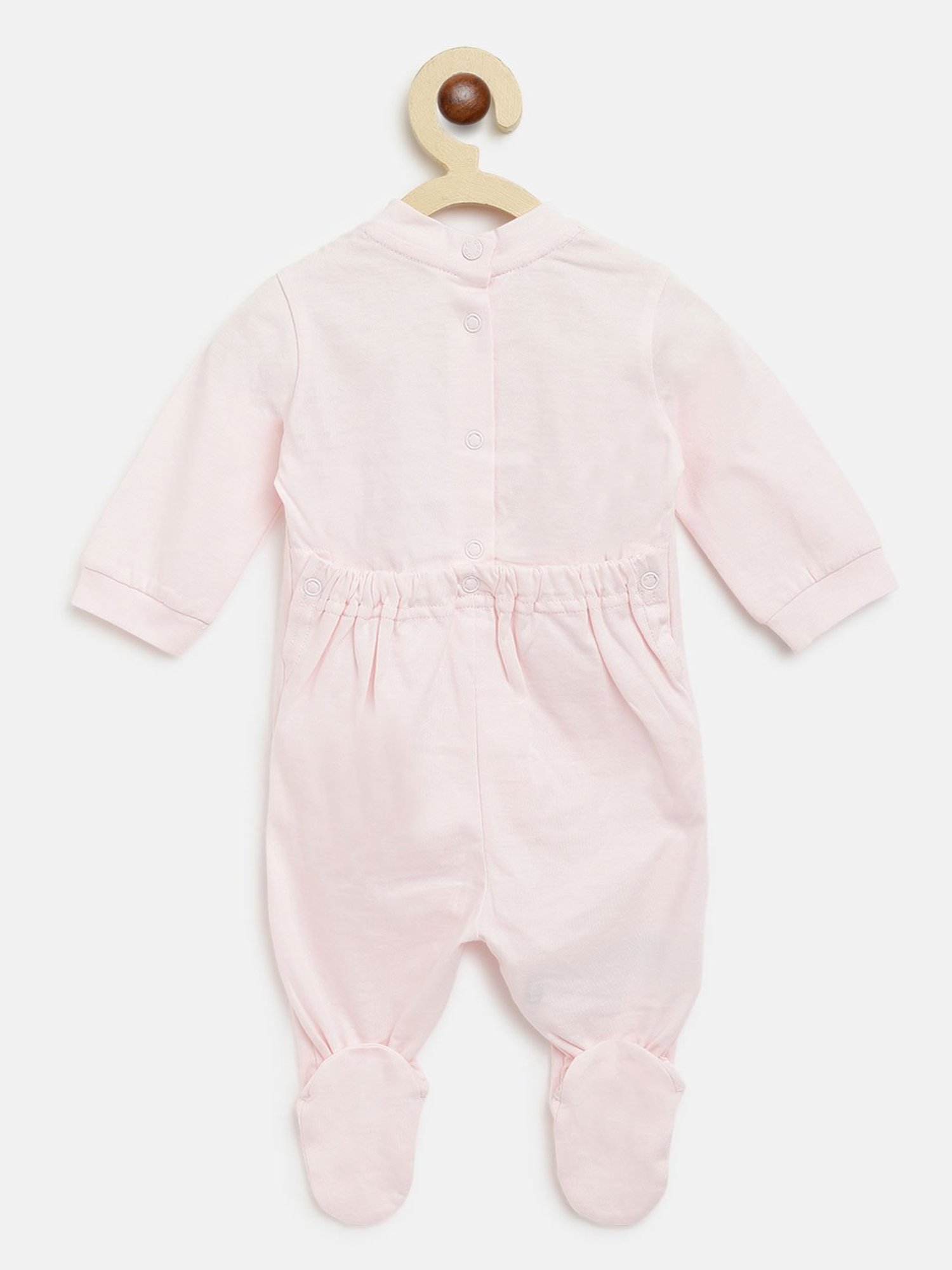 Chicco Kids Light Pink Printed Sleepsuit
