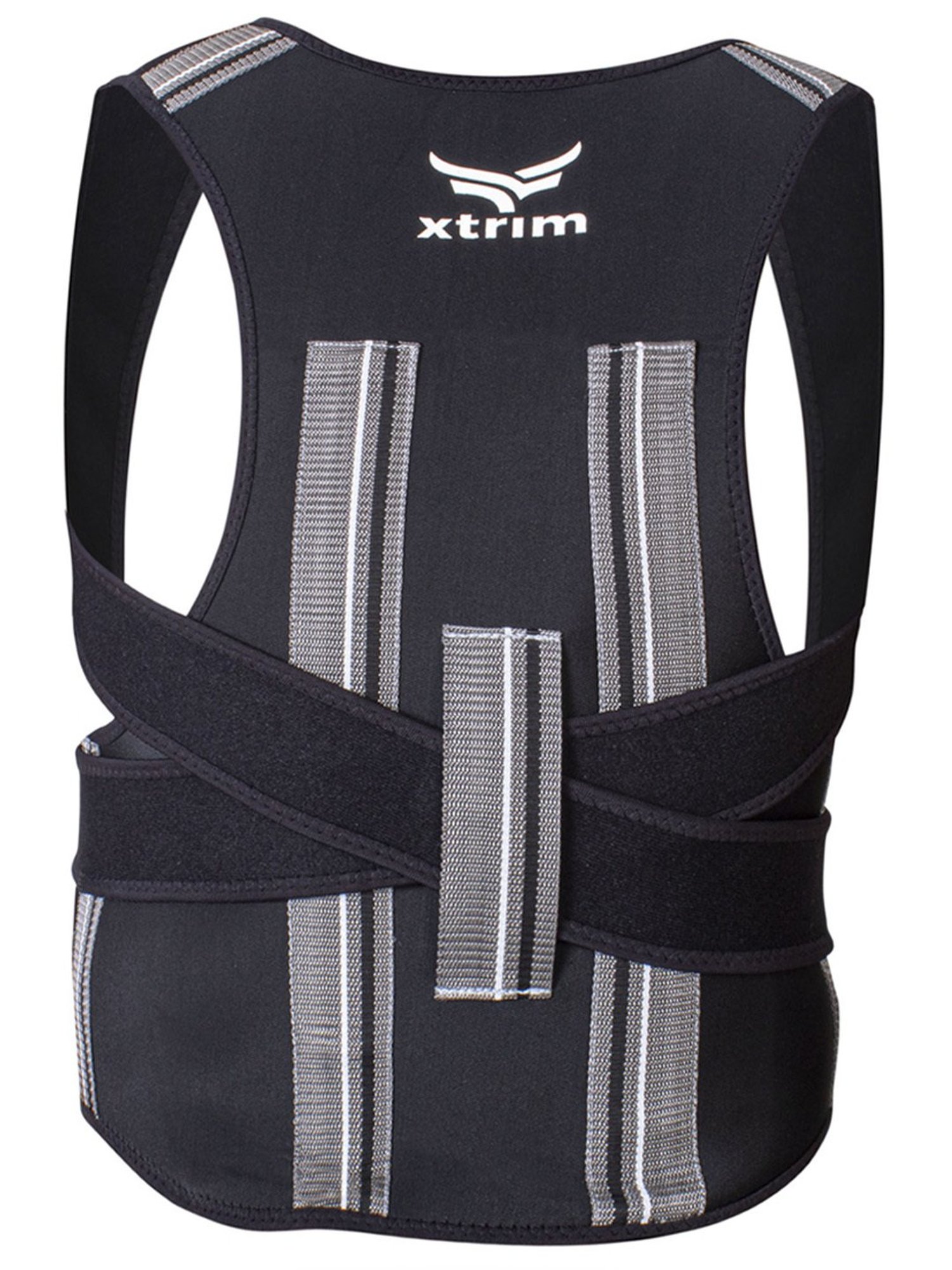 Xtrim Posture Corrector For Men & Women (Black) Size - Medium