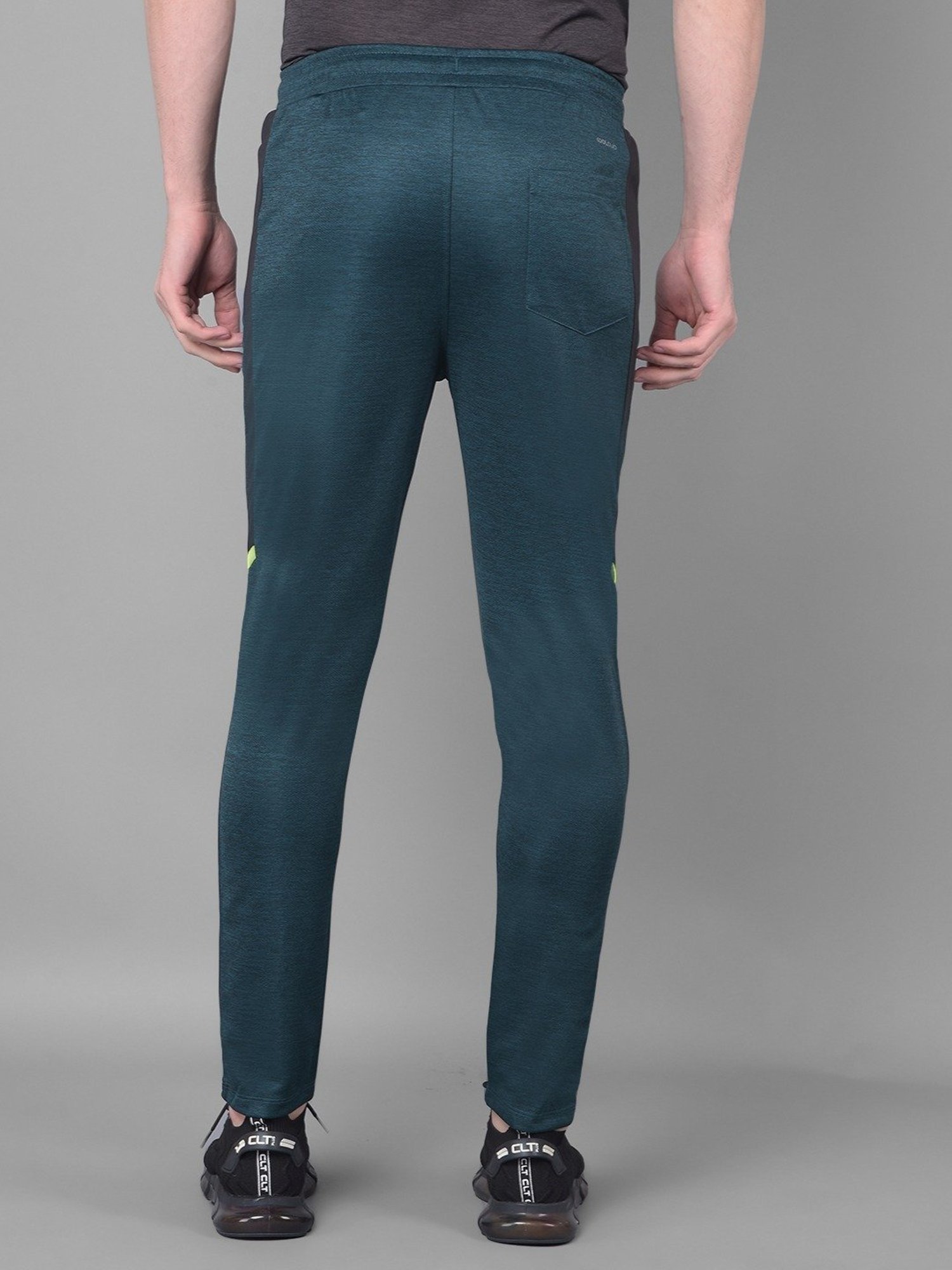 Force NXT Green Regular Fit Sports Trackpants