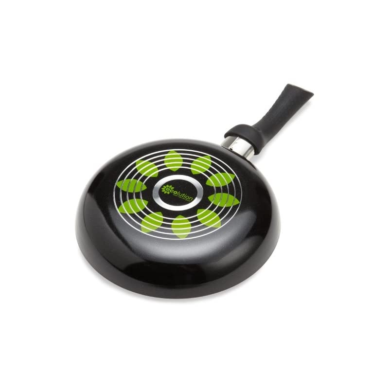 Non-Stick Fry Pan With Handle, Aluminum, 8", Black