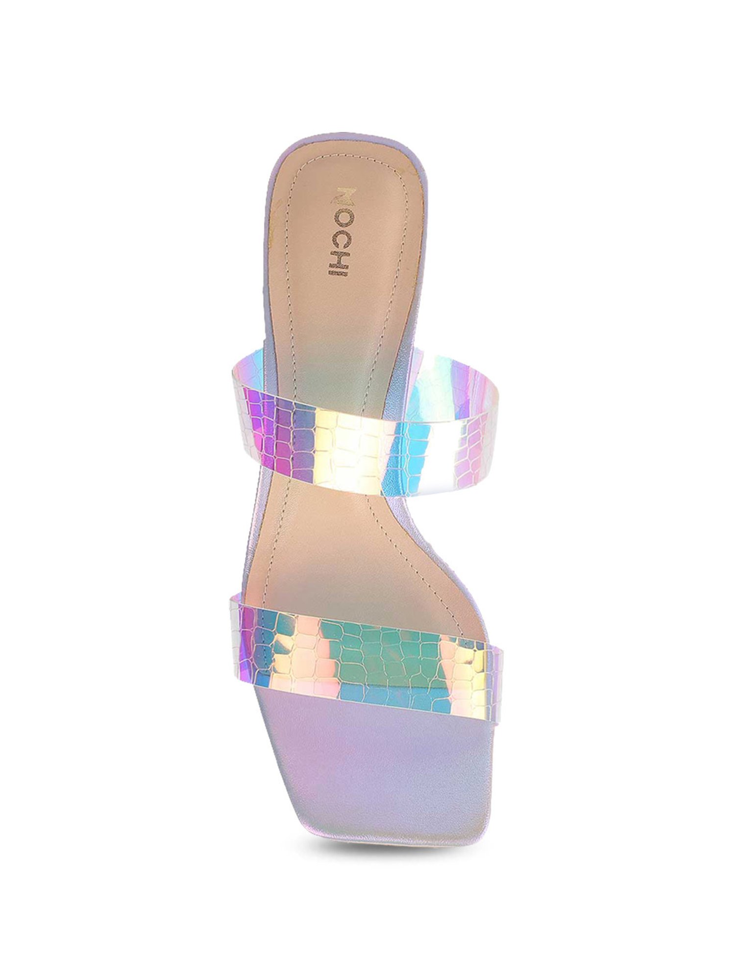 Mochi Women's Blue Casual Sandals