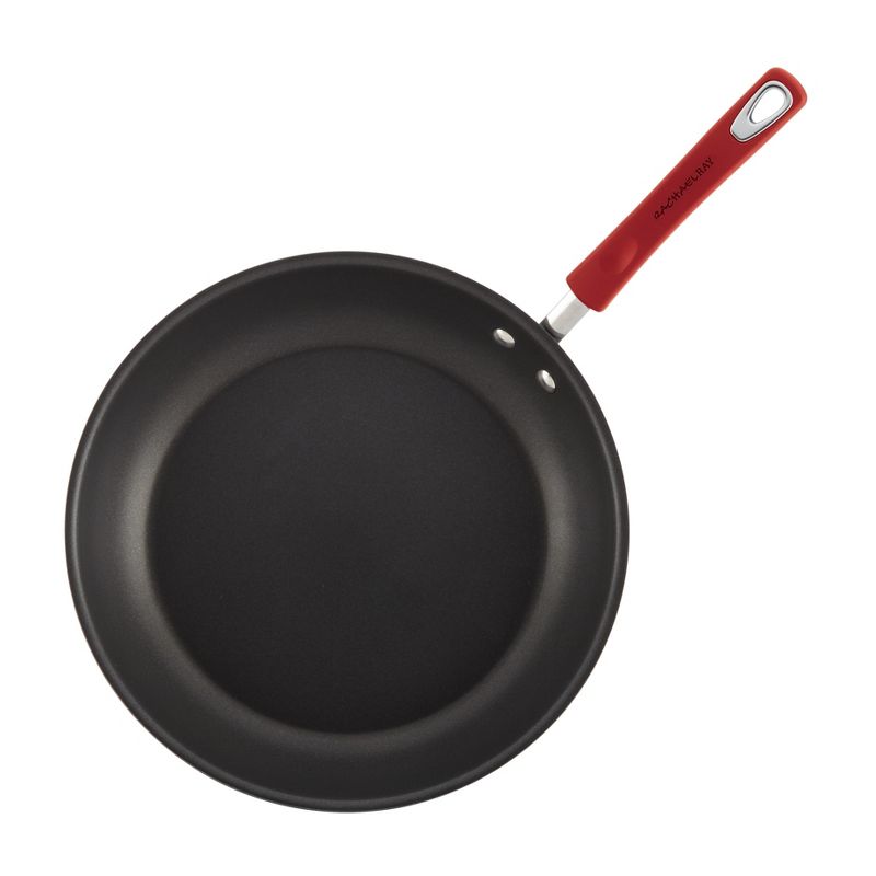 Rachael Ray 12pc Hard-Anodized Nonstick Cookware Set Red