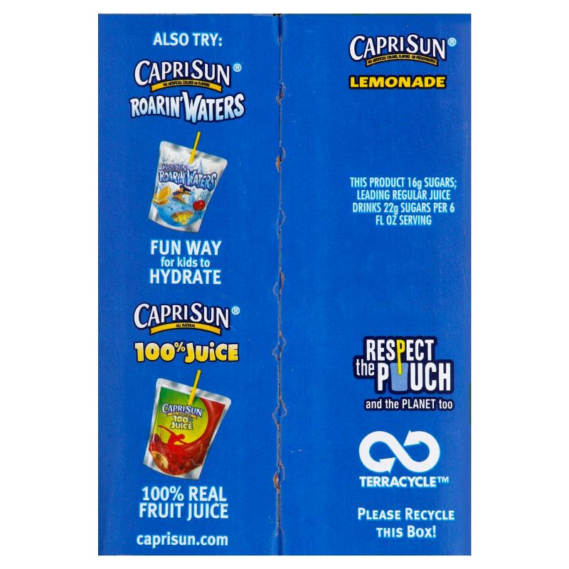 Capri Sun Lemonade Pack - 10pk/6 fl oz Pouches