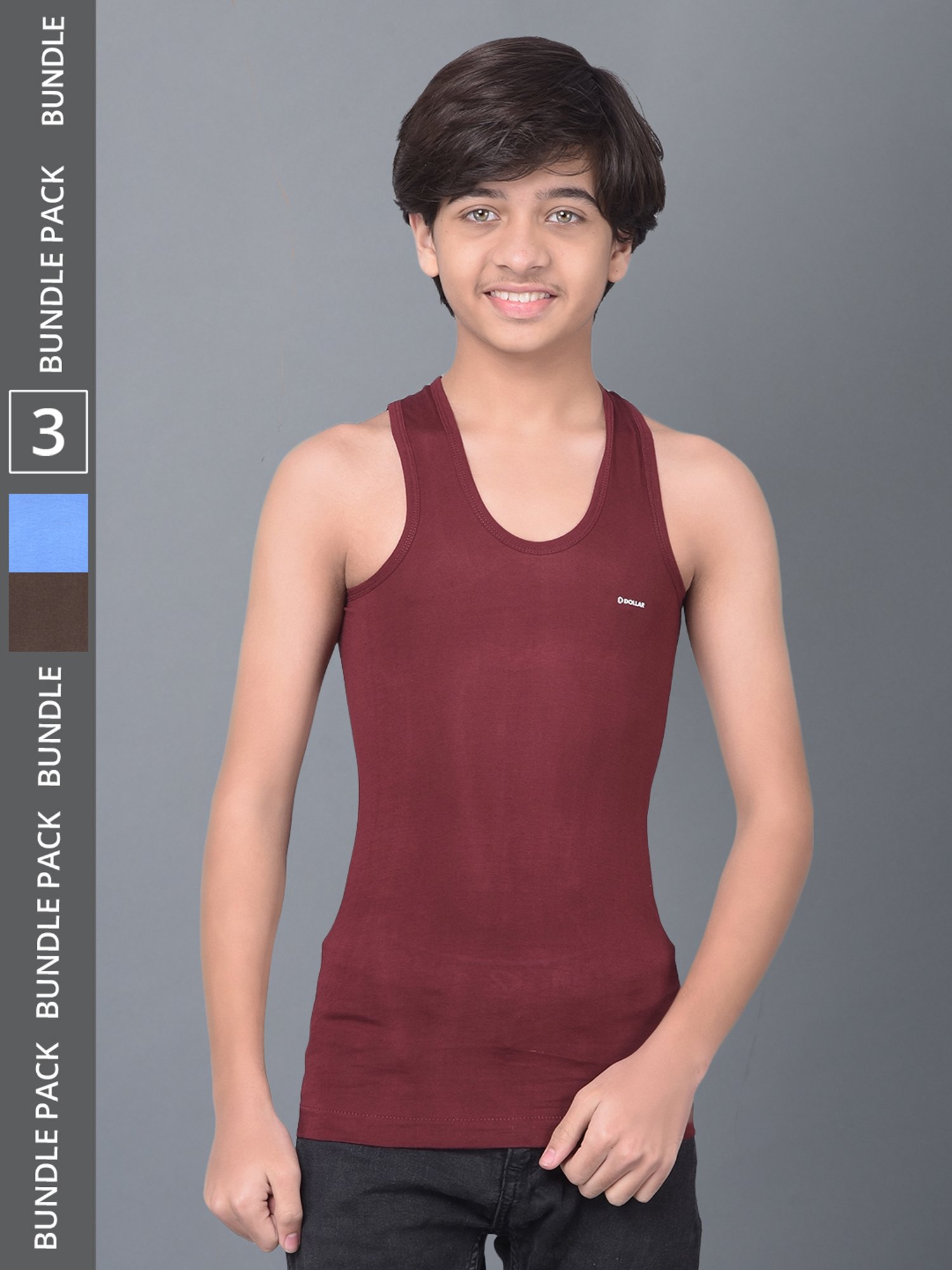 Dyca Boys Assorted Printed Vest (Pack Of 4)