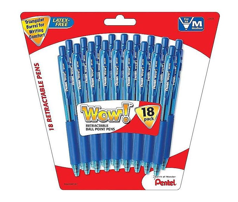 uni-ball Roller Ball Stick Pens, 0.7 mm Micro Tip, Black, pk of 12