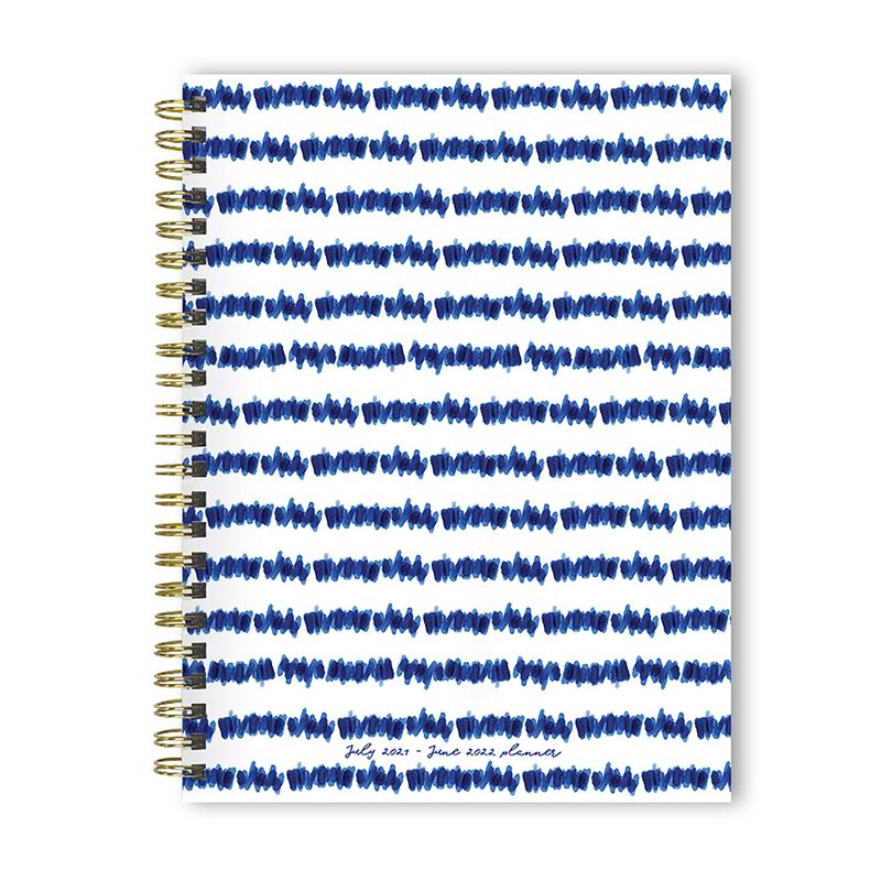2021-22 Academic Planner 6" x 8" Dyed Stripes Daily/Weekly/Monthly - The Time Factory