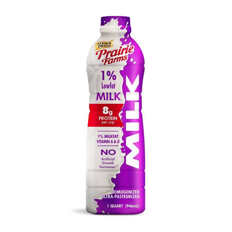 Prairie Farms 1% Milk UHT - 1qt