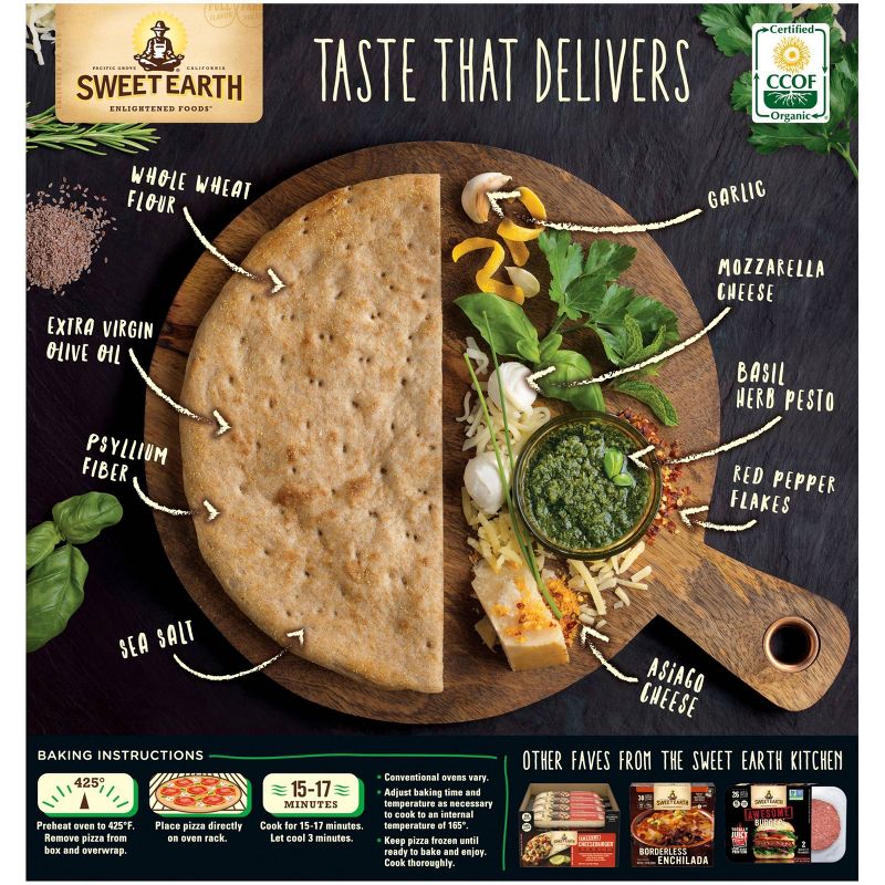 Sweet Earth Five Cheese Lover's Frozen Pizza - 12.3oz